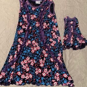 Dolly and me matching dress .